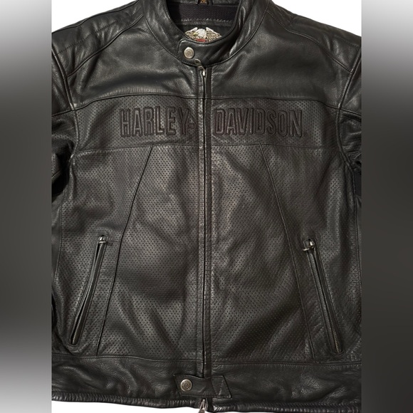 Harley Davidson’s Men’s Leather Jacket size 2XL - Picture 2 of 10